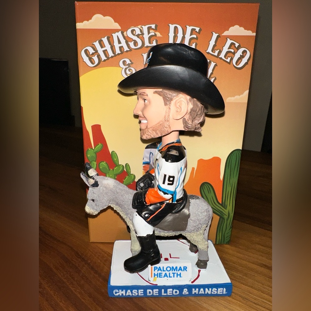 Chase De Leo bubble head San Diego Gulls Hockey